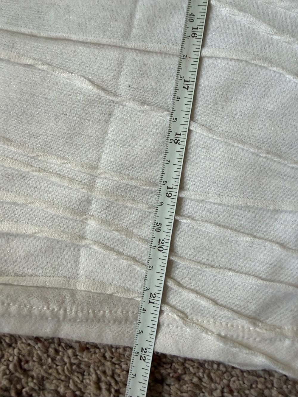 BKE Cream Ribbed Tank Top - Picture 5 of 8